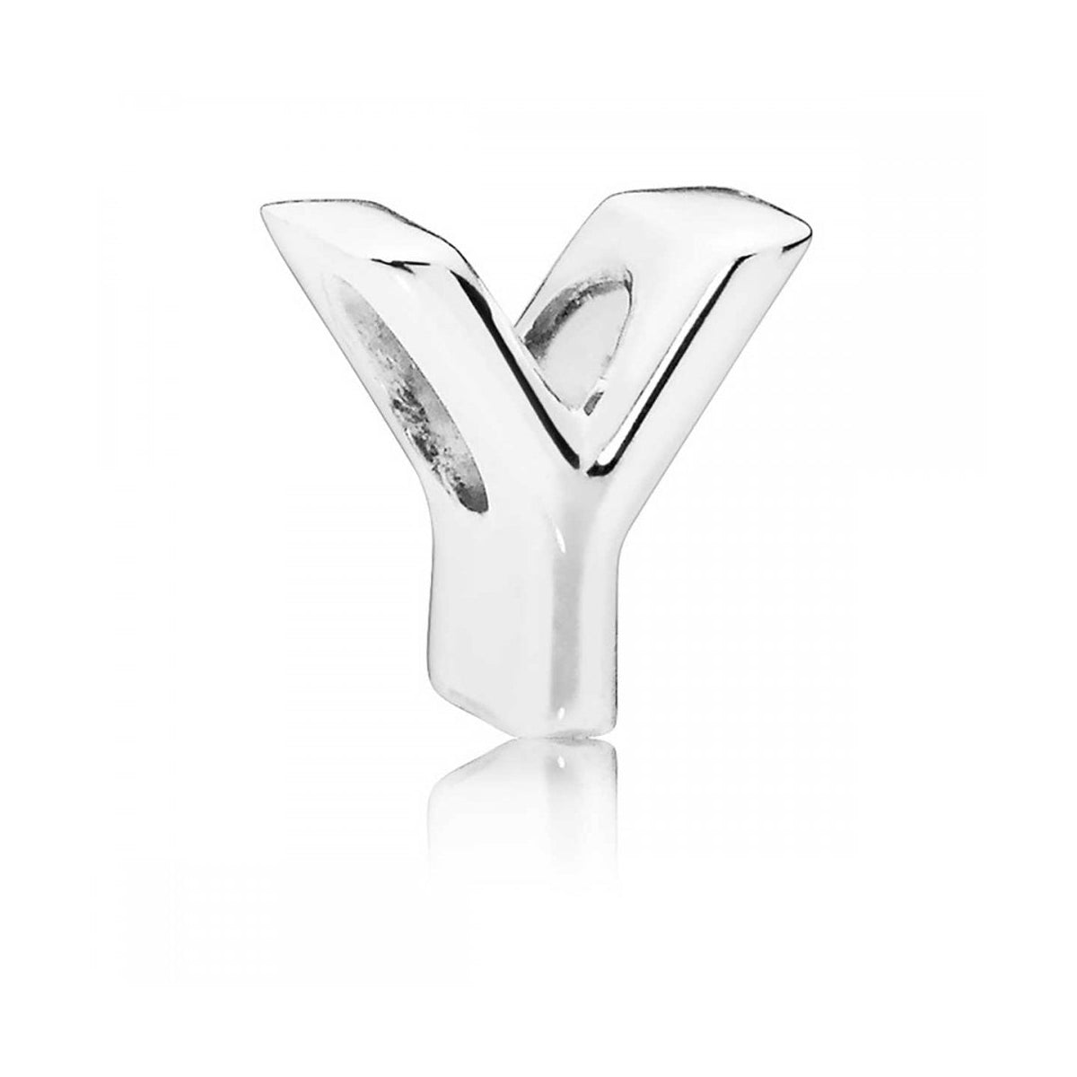 Pandora Moments Letter Y silver charm