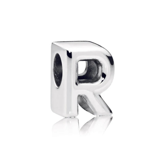 Pandora Moments Letter R silver charm