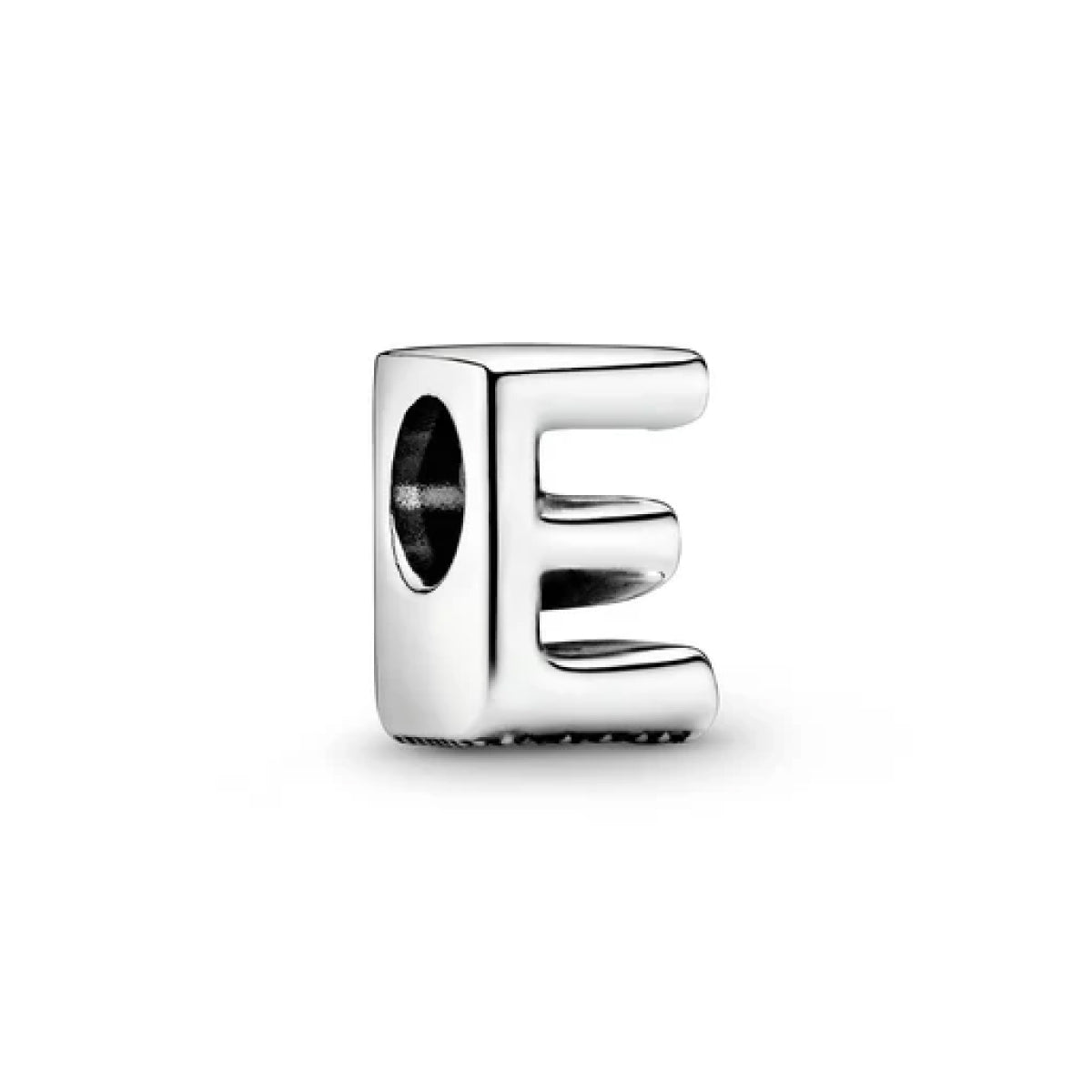 Pandora Moments Letter E silver charm