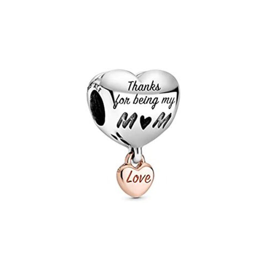 Pandora Moments Thank You Mum Heart Charm