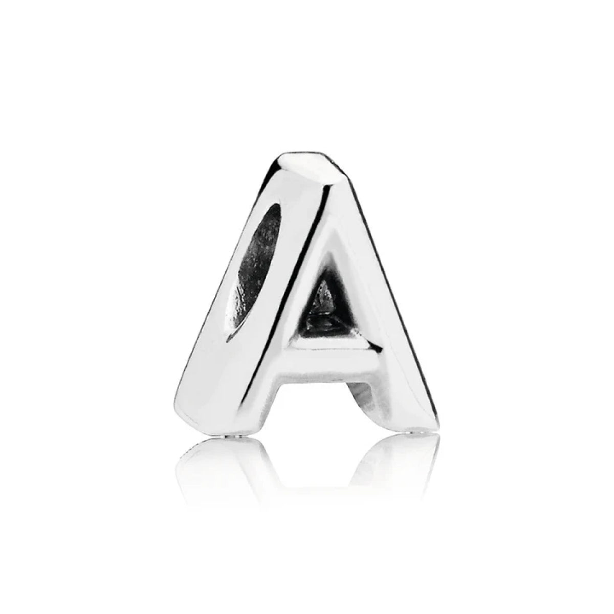 Pandora Moments Letter A silver charm