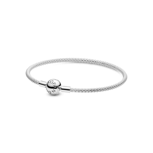 Pandora Moments Silver mesh bracelet